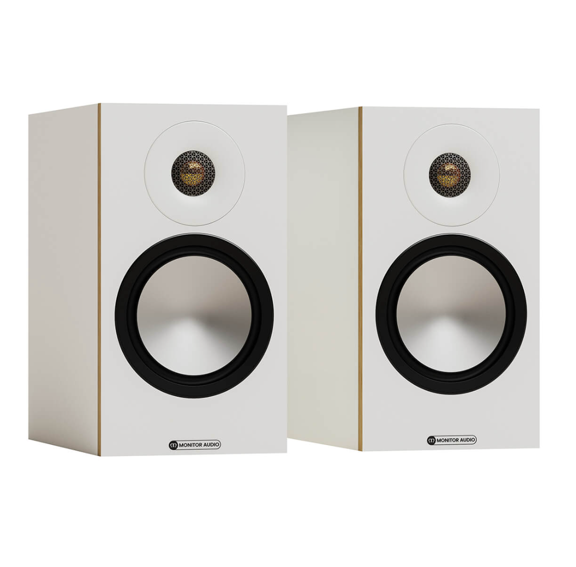 Monitor Audio Bronze 50 7G Bookshelf Speakers in White without Grille