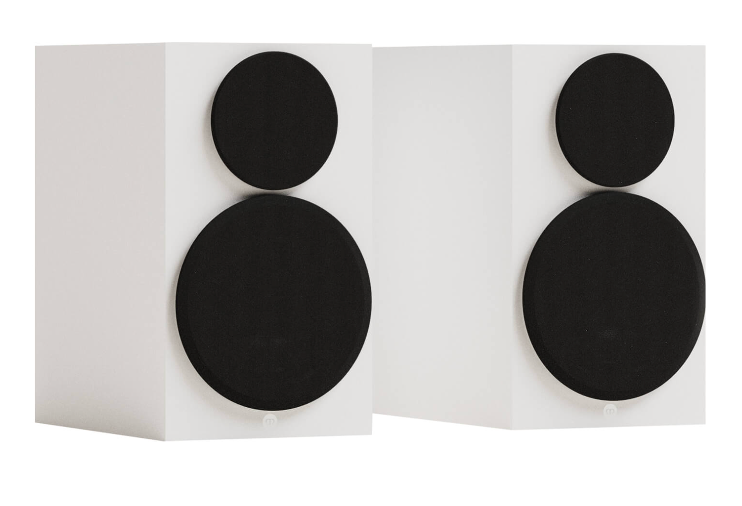 Monitor Audio Gold 50 6G Bookshelf Speakers (pair) in Satin White, with Grille