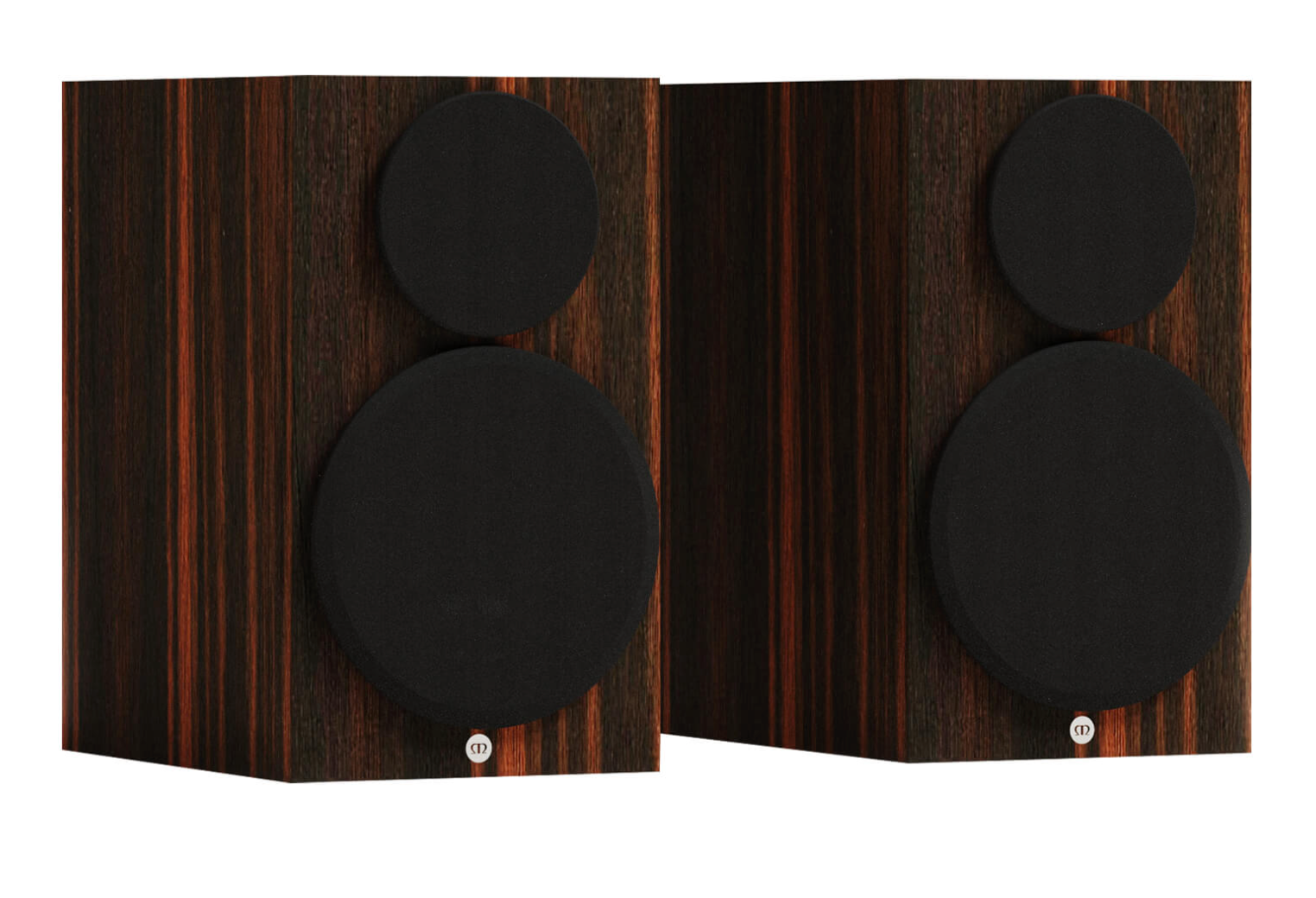 Monitor Audio Gold 50 6G Bookshelf Speakers (pair) in Macassar Wood Veneer, with Grille