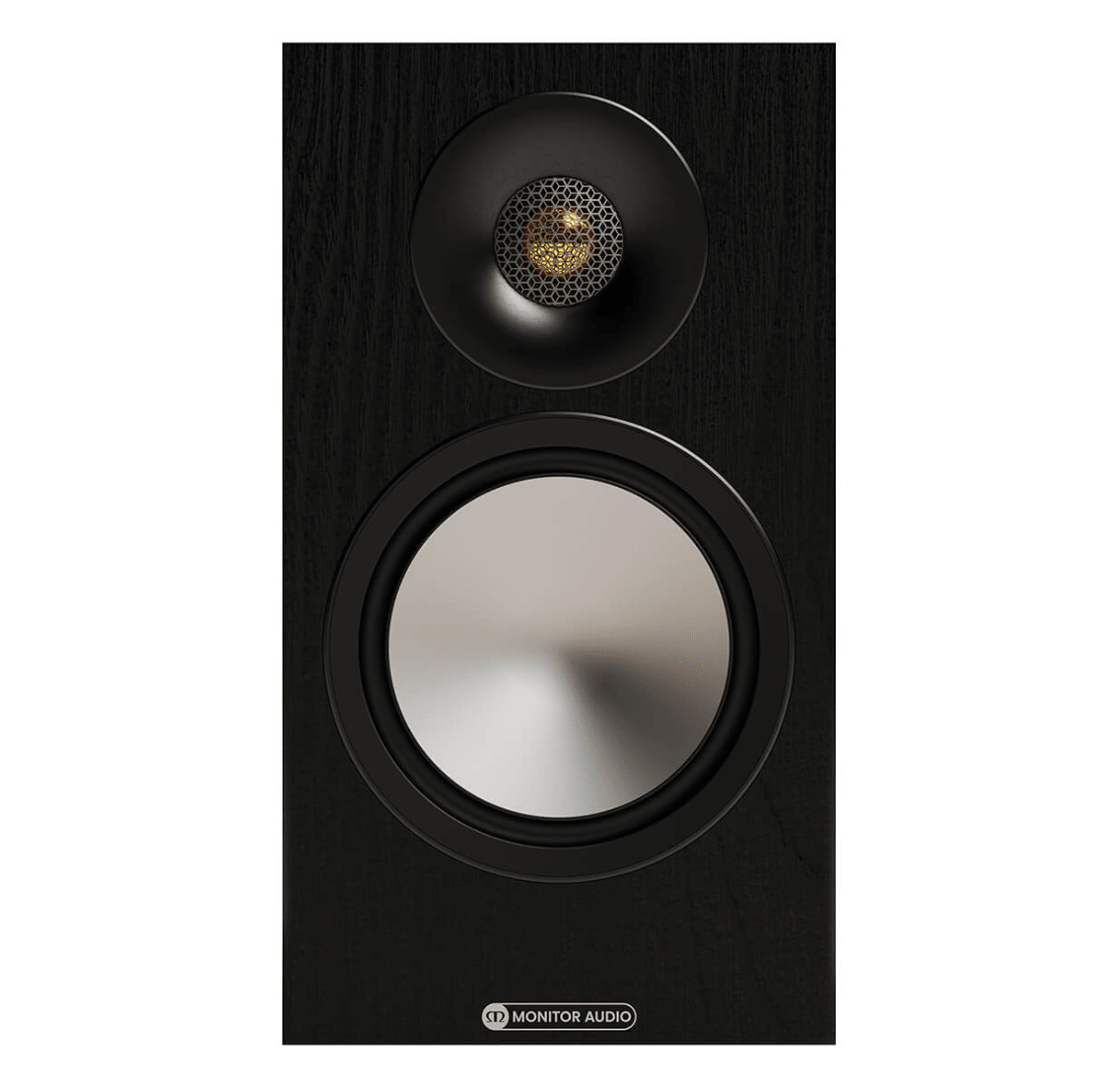 Monitor Audio Bronze 50 7G Bookshelf Speaker in Black, front