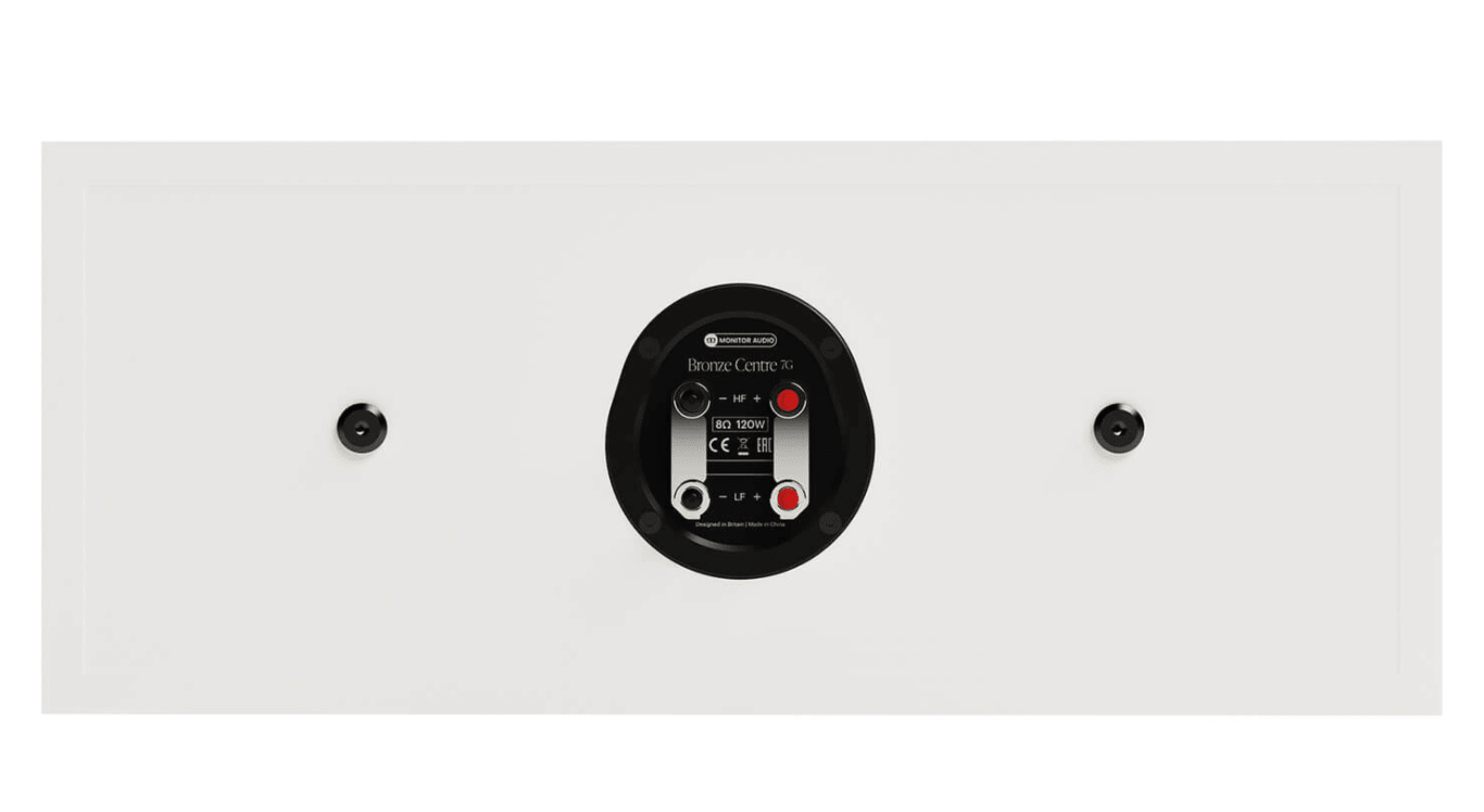 Monitor Audio Bronze Centre 7G Centre Speaker in white, back