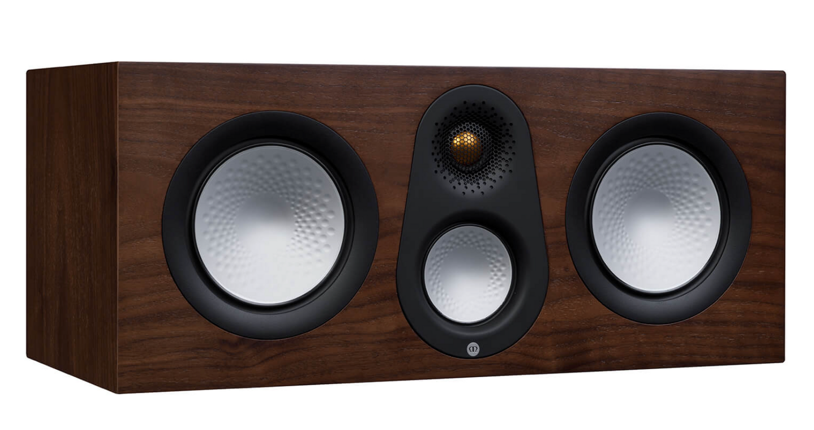 Monitor Audio Silver C250 7G Centre Channel Speaker without grille in natural walnut