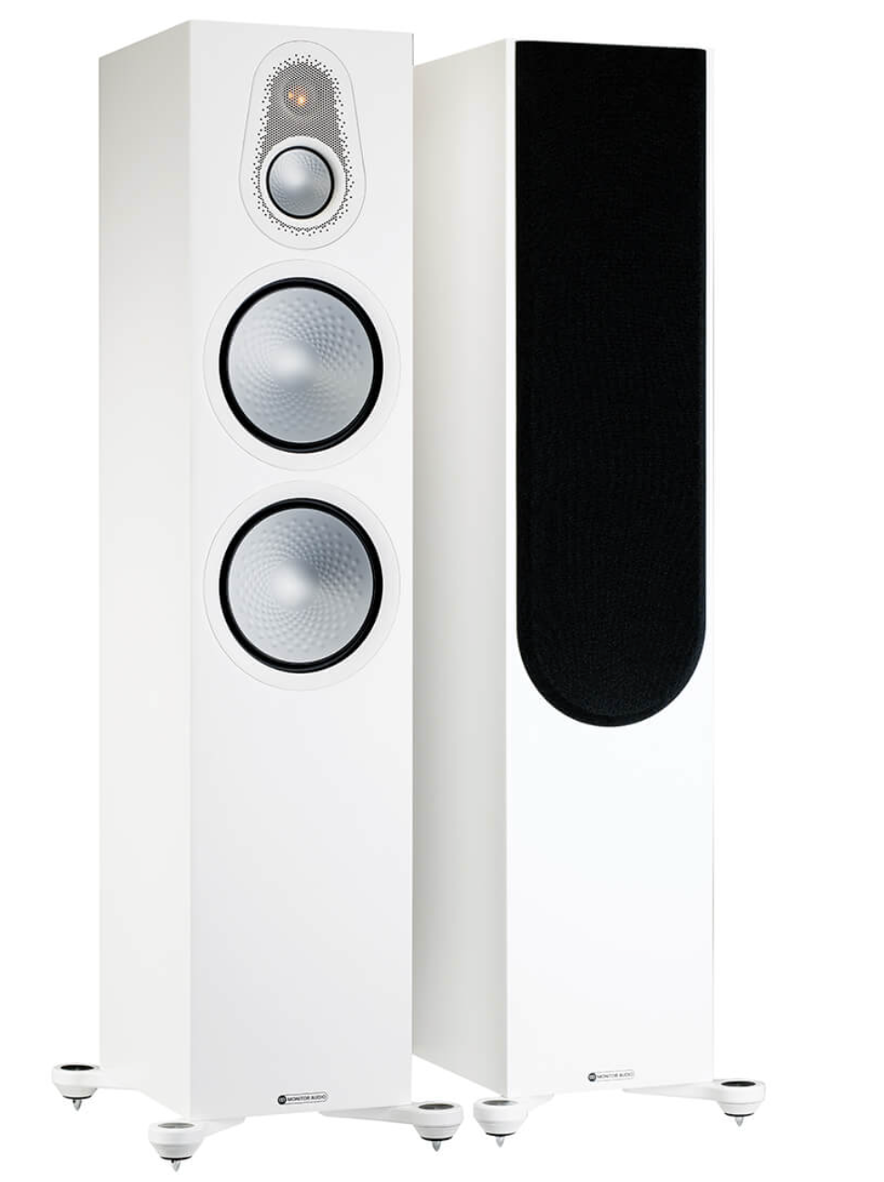 Monitor Audio Silver 500 7G Floorstanding Speakers (pair) in Satin White