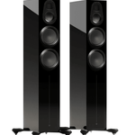 Monitor Audio Gold 300 6G Floorstanding Speakers (pair) in High Gloss Black without Grille