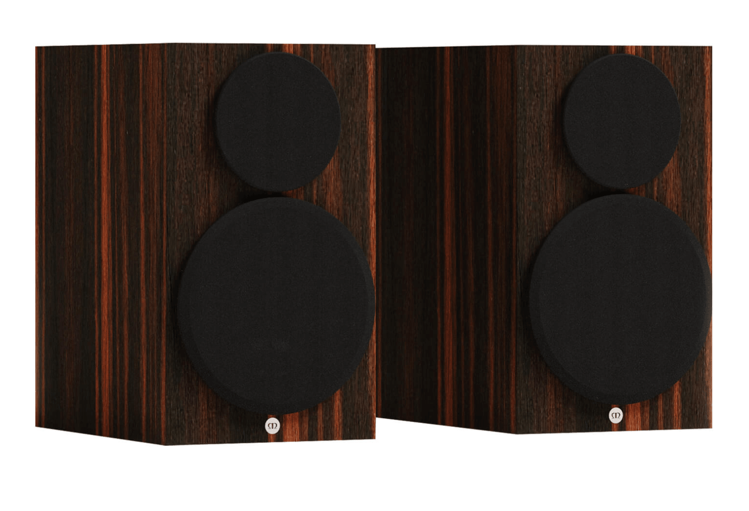 Monitor Audio Gold 50 6G Bookshelf Speakers (pair) in Macassar Wood Veneer, with Grille