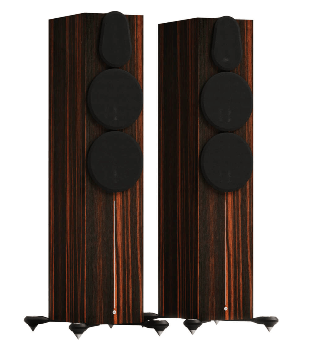 Monitor Audio Gold 500 6G Floorstanding Speakers (pair) in Macassar Wood Veneer with Grille