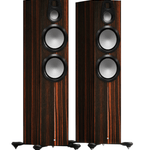 Monitor Audio Gold 500 6G Floorstanding Speakers (pair) in Macassar Wood Veneer without Grille