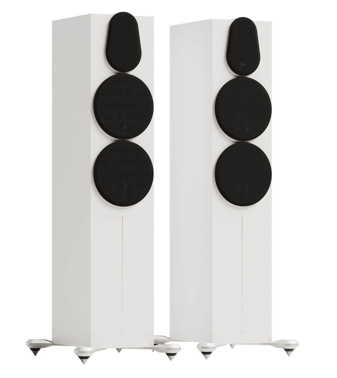 Monitor Audio Gold 500 6G Floorstanding Speakers (pair) in Satin White, with Grille