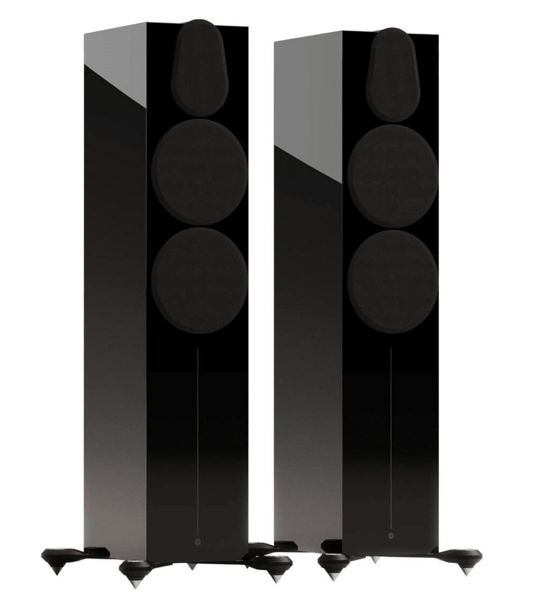 Monitor Audio Gold 500 6G Floorstanding Speakers (pair) in High Gloss Black with Grille