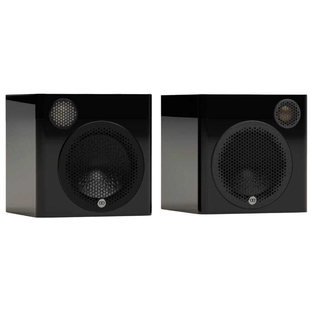 Monitor Audio Radius 1(4G) Bookshelf Speaker pair in Gloss  Black