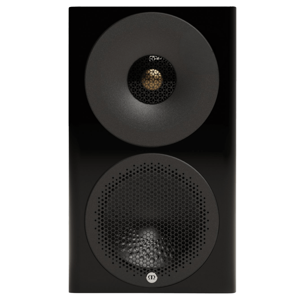 Monitor Audio Radius 3 (4G) Bookshelf Speaker in High Gloss Black, front
