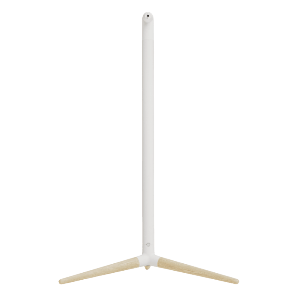 Monitor Audio Radius Floor Stand (4G) Speaker Stands in White, individual stand, vertical