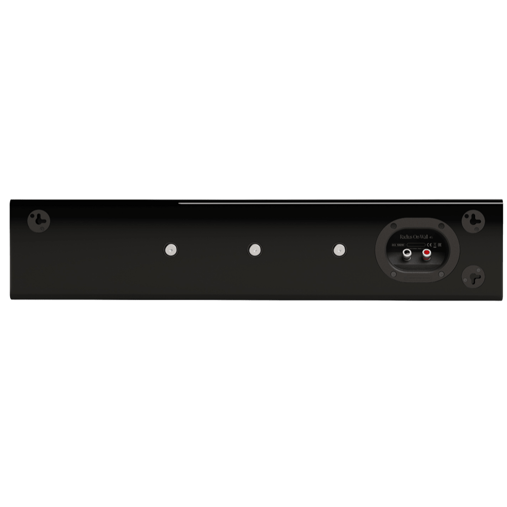 Monitor Audio Radius On-Wall 4G Speaker in black, back