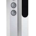 Monitor Audio Silver 200 7G Floorstanding Speakers (pair) in Satin White, individual Speaker, back image