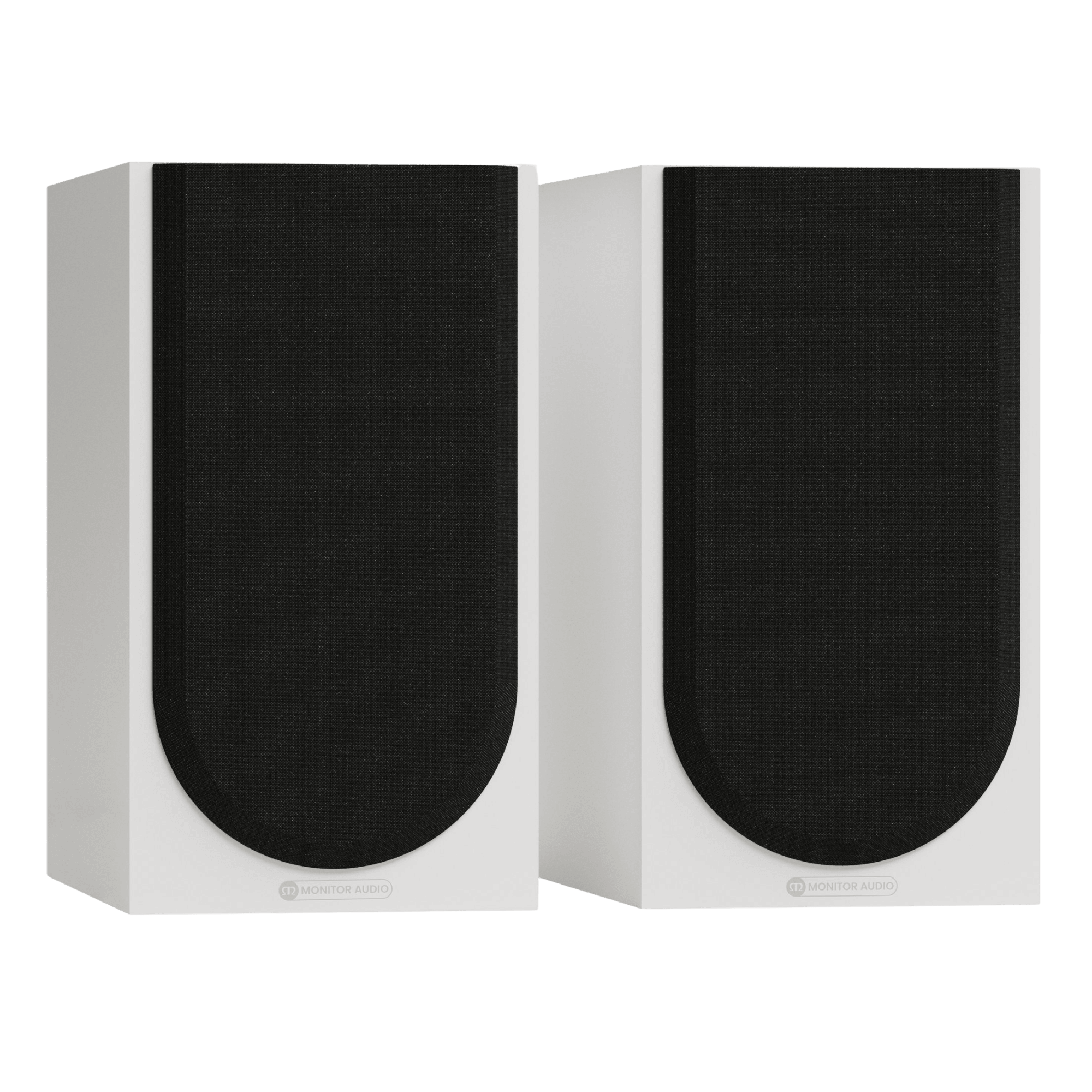 Monitor Audio Silver 50 8G Bookshelf Speakers in Satin White with grilles