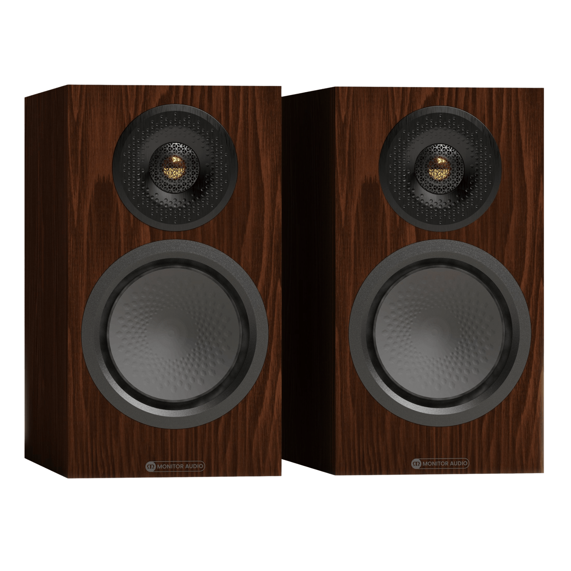 Monitor Audio Silver 50 8G Bookshelf Speakers in European Walnut without grilles