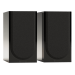 Monitor Audio Silver 50 8G Bookshelf Speakers in High Gloss Black with grilles