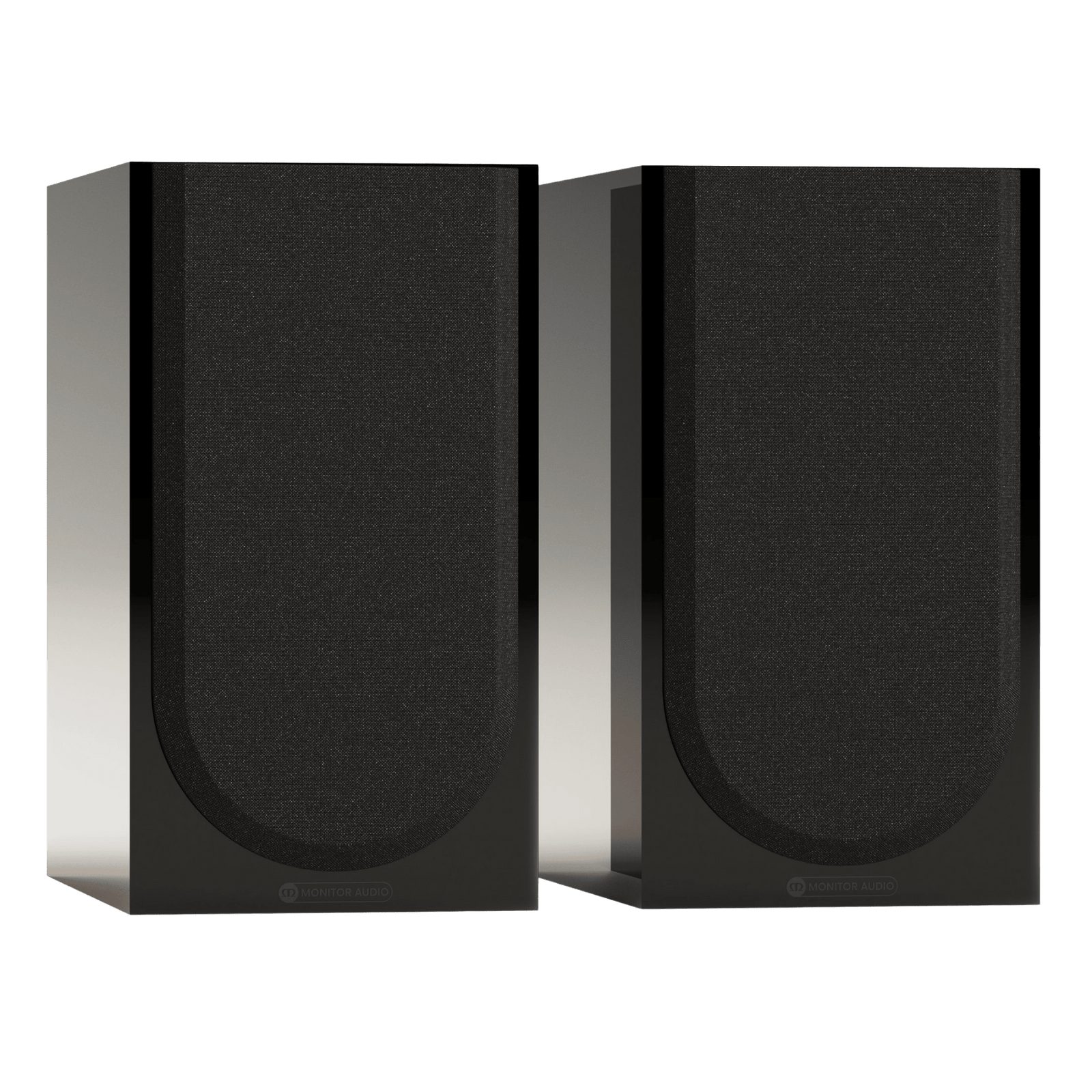 Monitor Audio Silver 50 8G Bookshelf Speakers in High Gloss Black with grilles
