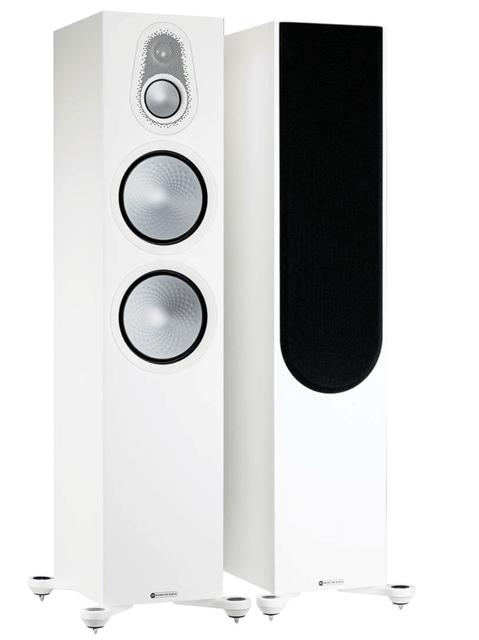 Monitor Audio Silver 500 7G Floorstanding Speakers (pair) in Satin White