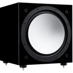 Monitor Audio Silver W-12 6G Subwoofer in Glossy Black, no grille