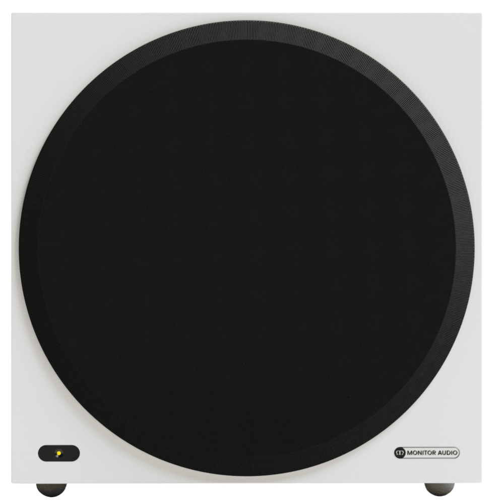 Monitor Audio Vestra W12 Subwoofer in Matte White, front