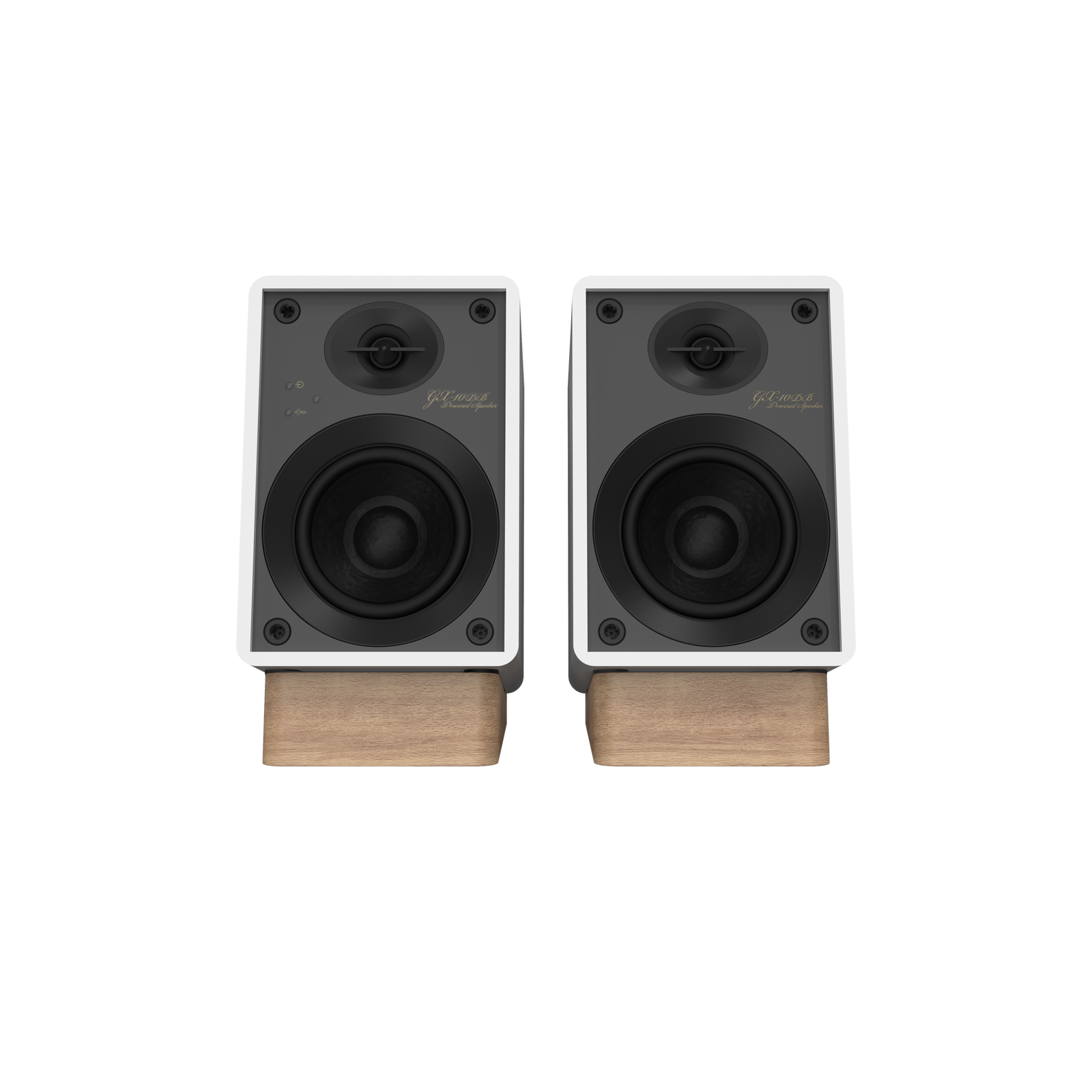 Onkyo GX-10DB Powered Speaker in White pair, without grilles