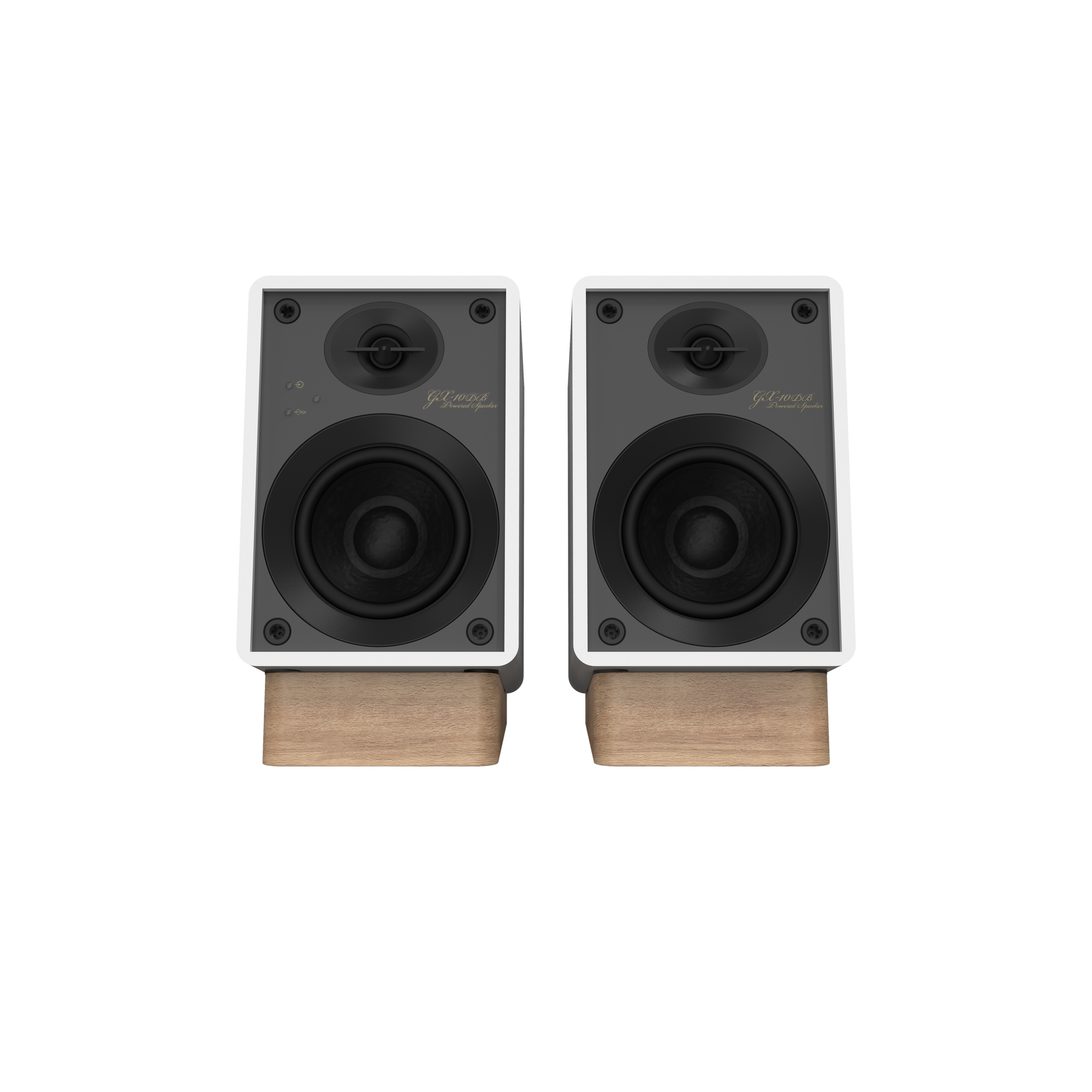 Onkyo GX-10DB Powered Speaker in White pair, without grilles