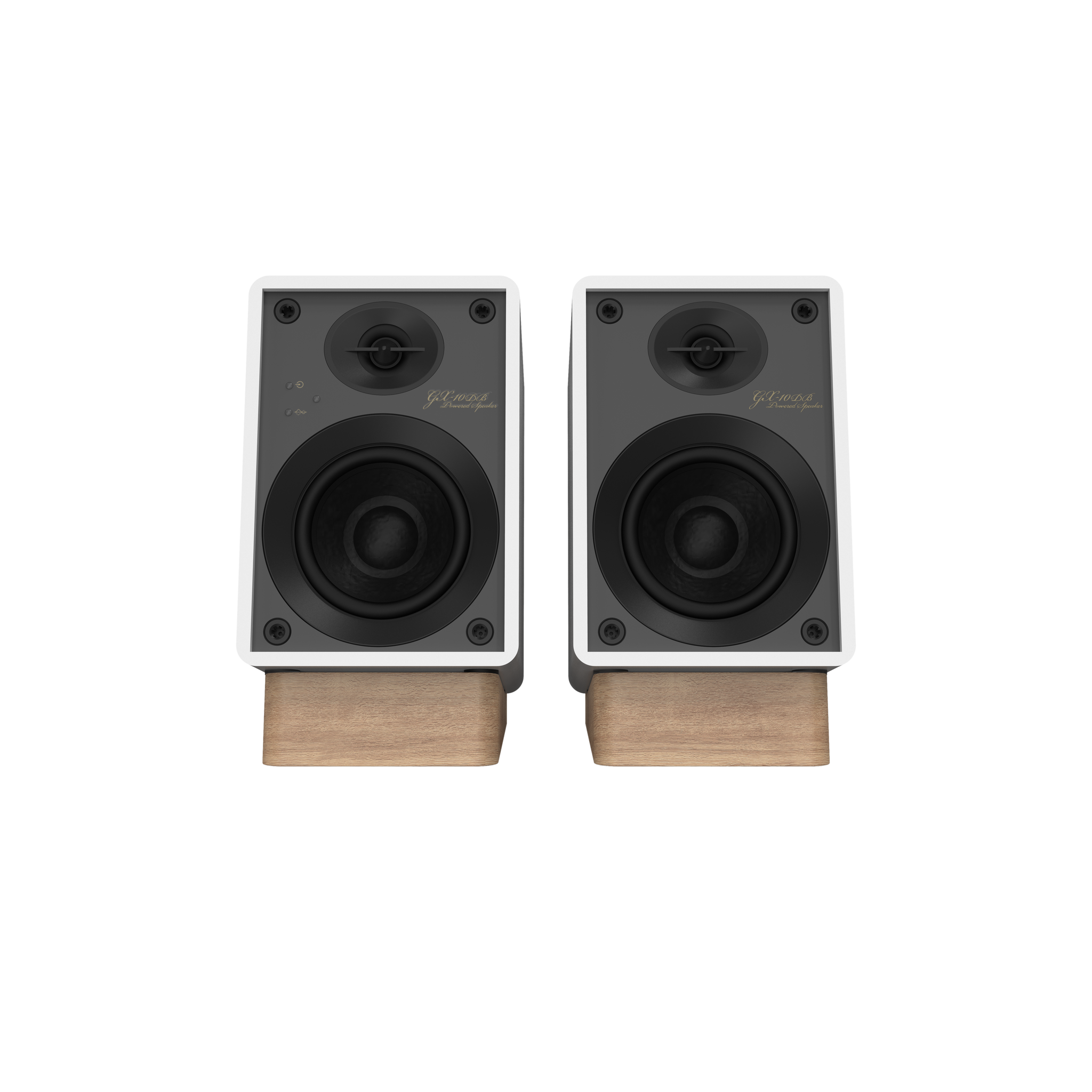 Onkyo GX-10DB Powered Speaker in White pair, without grilles