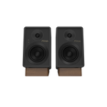 Onkyo GX-30ARC Powered Speakers in Black pair.  front no Grille