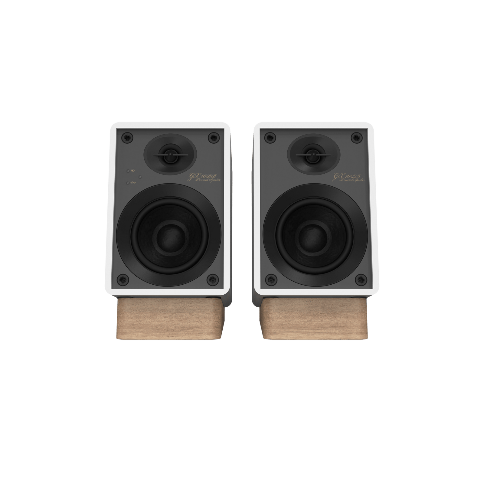 Onkyo GX-10DB Powered Speaker in White pair, without grilles