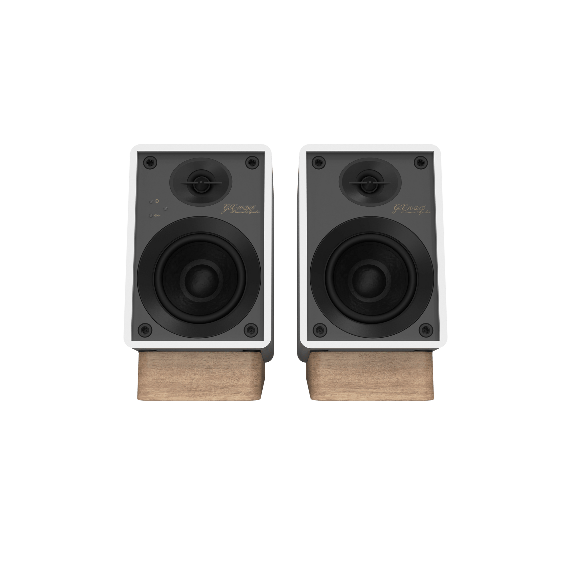 Onkyo GX-10DB Powered Speaker in White pair, without grilles
