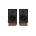 Onkyo GX-30ARC Powered Speakers in Black pair.  front no Grille