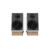 Onkyo GX-30ARC Powered Speakers in white pair.  front no Grille