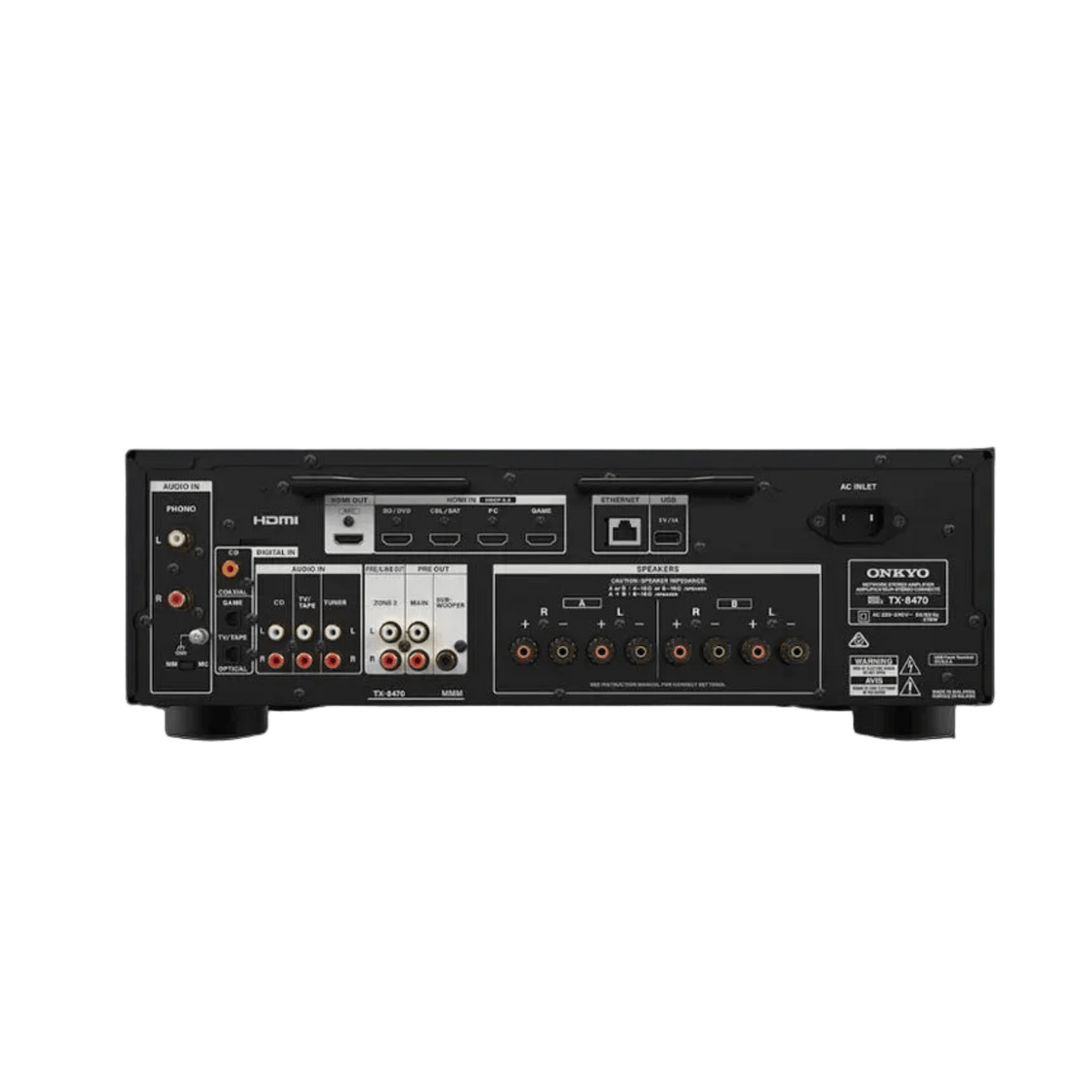 Onkyo TX - 8470 Stereo Network A/V Receiver