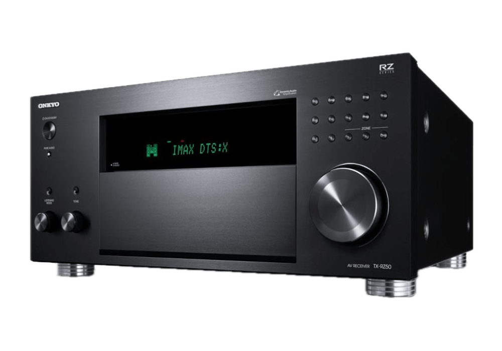 Onkyo AV Receivers Onkyo - TX-RZ50 9.2-Channel THX Certified AV Receiver, angled view