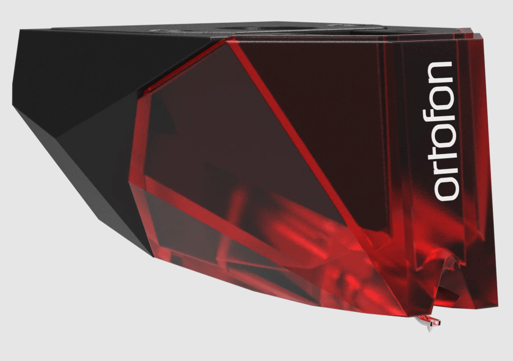 Ortofon 2MR red. Image of left side