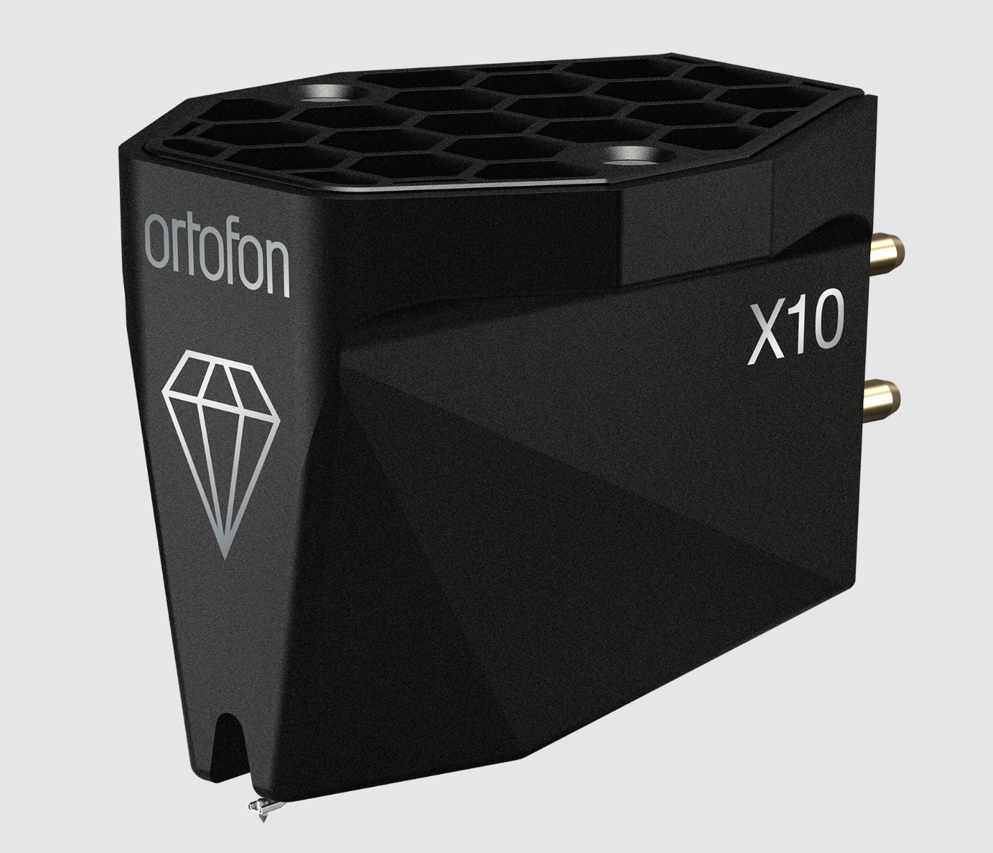 Ortofon Hi-Fi MC X10 Moving Coil Cartridge, front angled