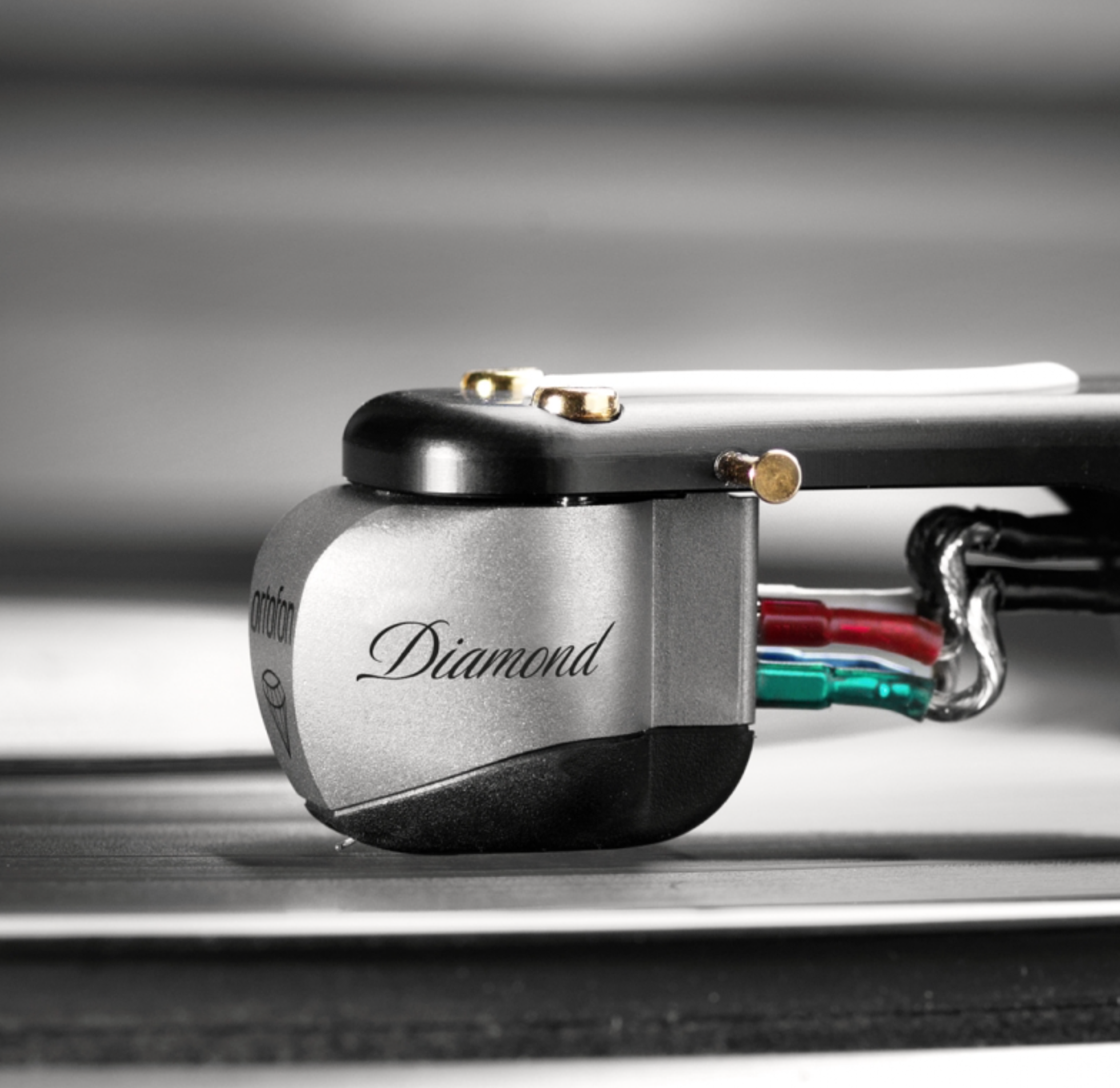 Ortofon MC Diamond MC Cartridge, shown on headshell - price does not include headshell