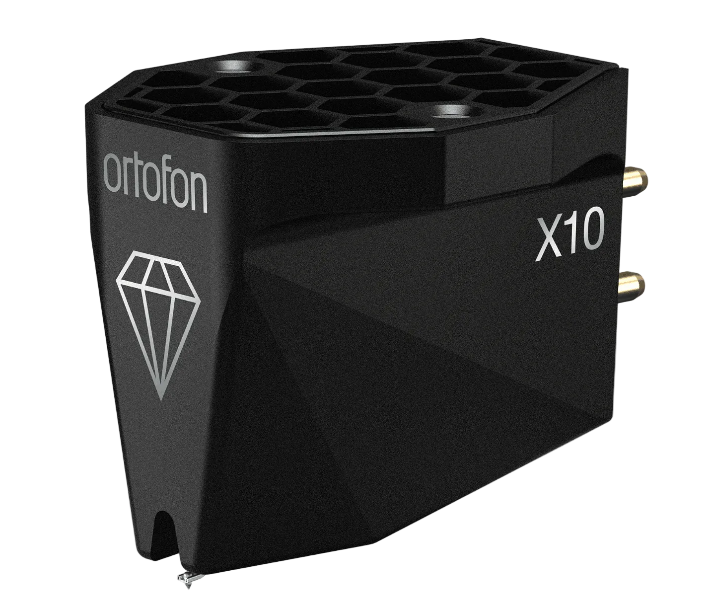 Ortofon Hi-Fi MC X10 Moving Coil Cartridge, front angled