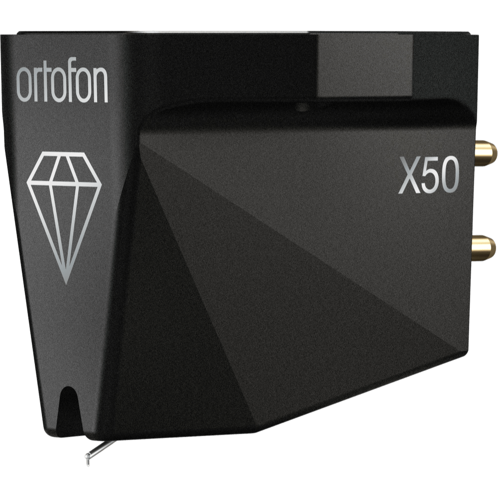 Ortofon Hi-Fi MC X50 Moving Coil Cartridge, angled to the left