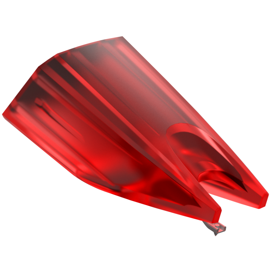Ortofon Concorde Music Red Replacement Stylus, angled view