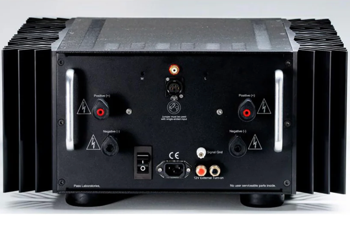 Pass Labs XA100.8 Class A Monoblock Amplifier back of unit