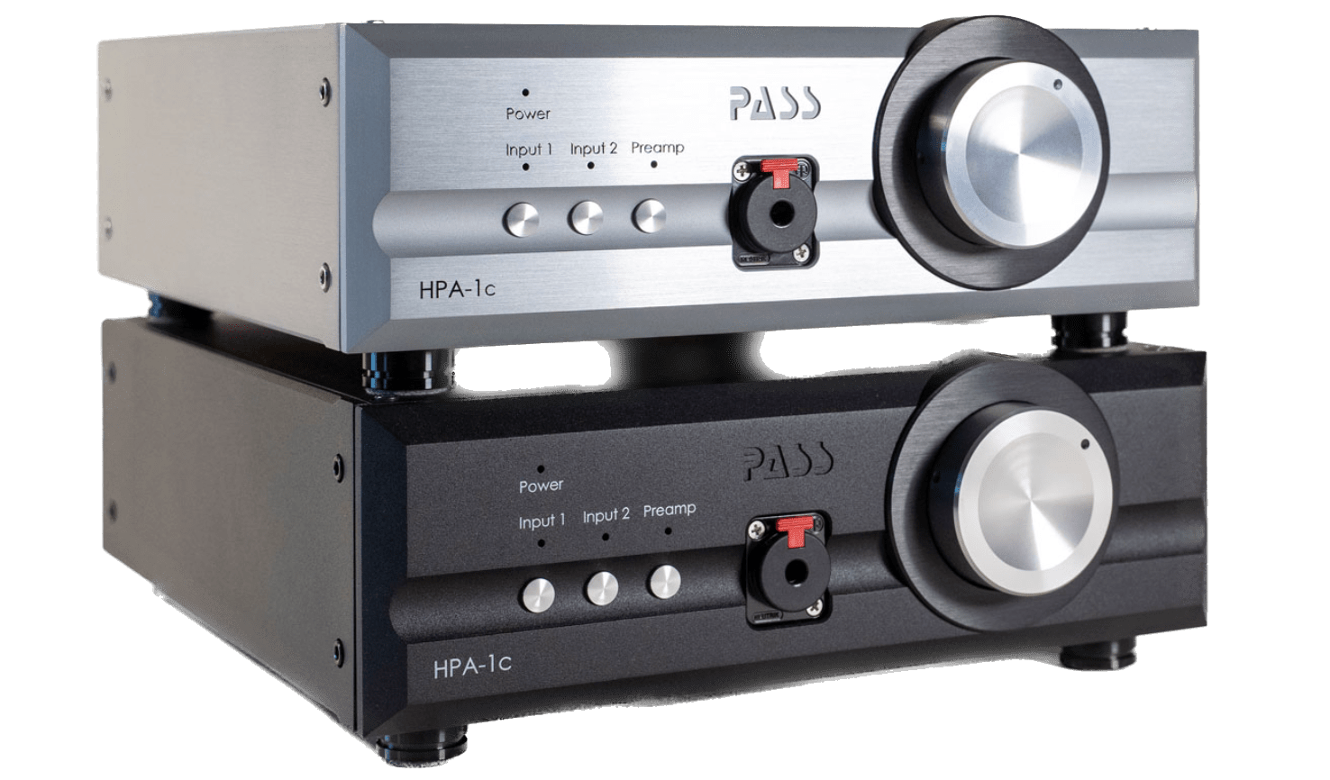 Pass Labs HPA-1C Stereo Headphone Amplifier , combo in Silver and Black