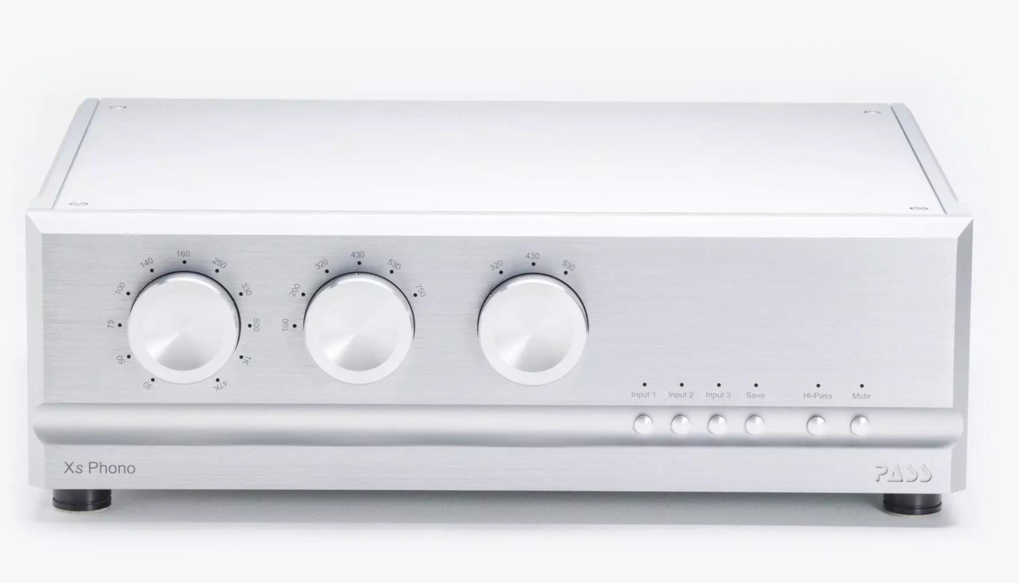 Pass Labs Xs Phono Preamplifier in silver