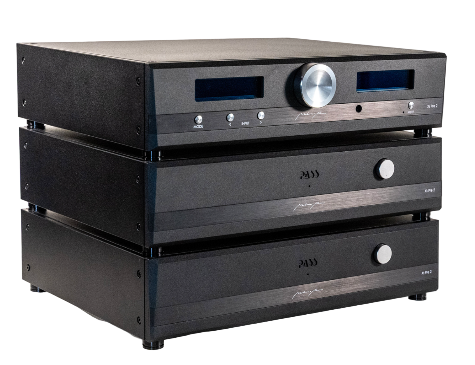 Pass Labs Xs Pre 2 Preamplifier angled to the right
