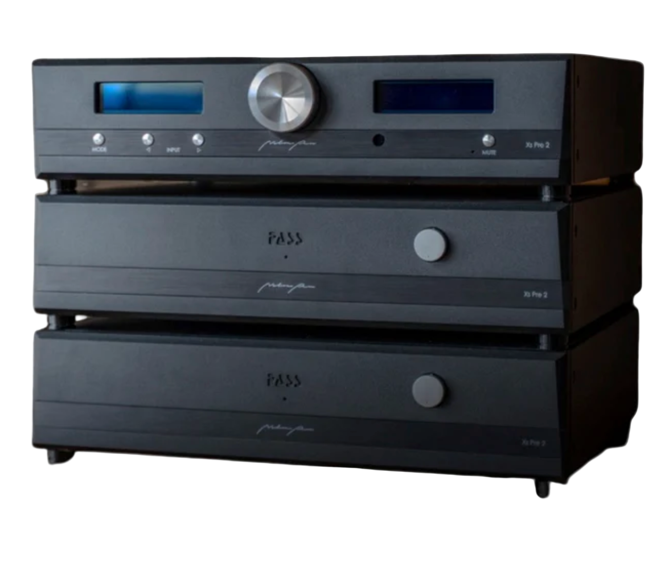 Pass Labs Xs Pre 2 Preamplifier angled to the left