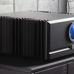 Pass Labs X250.8 Power Amplifier, Black angled view