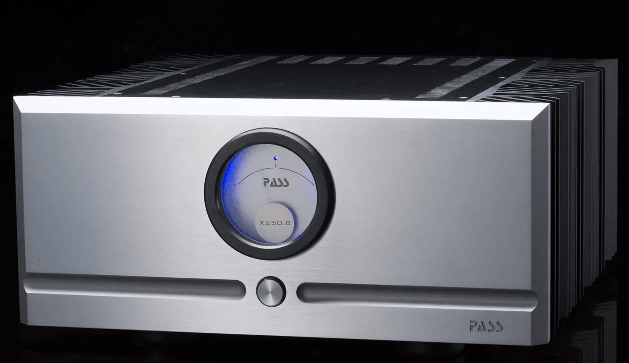 Pass Labs X250.8 Power Amplifier, on an angle