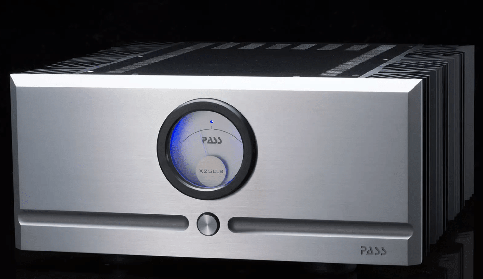 Pass Labs X250.8 Power Amplifier, on an angle