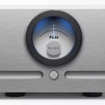 Pass Labs XA160.8 Monoblock Amplifier front in Silver.  